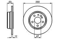 BOSCH 0986478607 Bremsscheibe