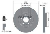 TEXTAR 92323405 Bremsscheibe