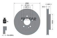 TEXTAR 92091303 Bremsscheibe