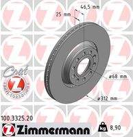 ZIMMERMANN 100332520 Bremsscheibe