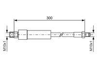 BOSCH 1987476074 Bremsschlauch