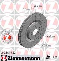 ZIMMERMANN 400364952 Bremsscheibe