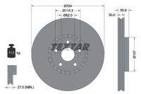 TEXTAR 92147903 Bremsscheibe