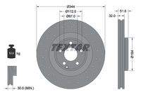 TEXTAR 92289905 Bremsscheibe