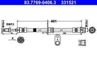ATE 83776904063 Bremsschlauch