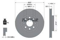 TEXTAR 92145703 Bremsscheibe