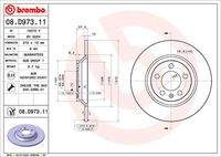 BREMBO 08D97311 Bremsscheibe