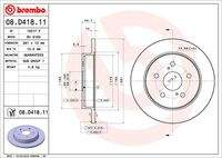 BREMBO 08D41811 Bremsscheibe