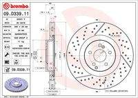BREMBO 09D33911 Bremsscheibe