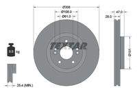 TEXTAR 92157700 Bremsscheibe