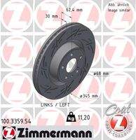 ZIMMERMANN 100335954 Bremsscheibe
