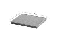 KNECHT LA408 Filter, Innenraumluft