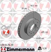 ZIMMERMANN 400647620 Bremsscheibe