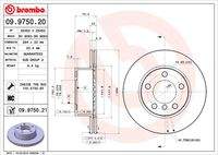 BREMBO 09975021 Bremsscheibe