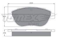 TOMEX Brakes TX12483 Bremsbelagsatz, Scheibenbremse