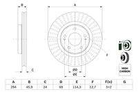 BOSCH 0986479E76 Bremsscheibe