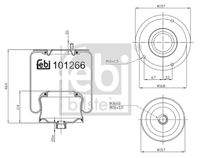 FEBI BILSTEIN 101266 Federbalg, Luftfederung