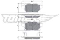 TOMEX Brakes TX1501 Bremsbelagsatz, Scheibenbremse