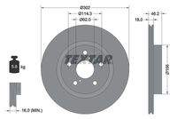 TEXTAR 92093500 Bremsscheibe