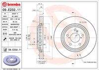 BREMBO 09E23211 Bremsscheibe