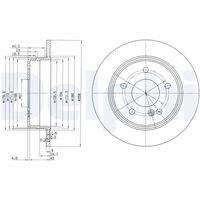 DELPHI BG2761 Bremsscheibe