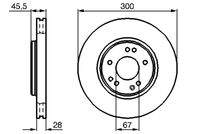 BOSCH 0986478526 Bremsscheibe