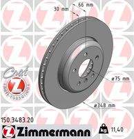 ZIMMERMANN 150348320 Bremsscheibe
