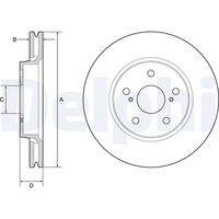 DELPHI BG4952C Bremsscheibe