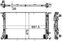 MAHLE CR910000S Kühler, Motorkühlung