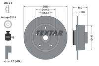 TEXTAR 92195903 Bremsscheibe