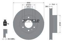 TEXTAR 92155900 Bremsscheibe