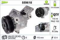 VALEO 559618 Kompressor, Klimaanlage