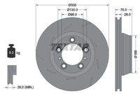 TEXTAR 92220607 Bremsscheibe