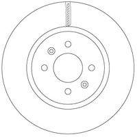 TRW DF6842 Bremsscheibe