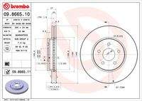 BREMBO 09866511 Bremsscheibe