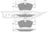 TOMEX Brakes TX1316 Bremsbelagsatz, Scheibenbremse