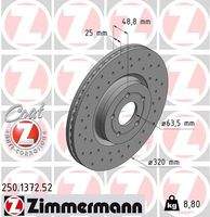 ZIMMERMANN 250137252 Bremsscheibe