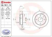 BREMBO 08781110 Bremsscheibe