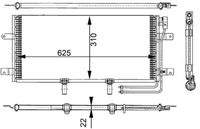 MAHLE AC332000S Kondensator, Klimaanlage