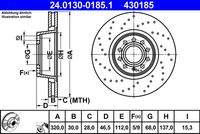 ATE 24013001851 Bremsscheibe