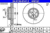 ATE 24013601412 Bremsscheibe