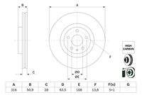 BOSCH 0986479D46 Bremsscheibe