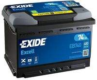 EXIDE EB740 Starterbatterie