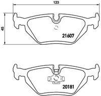 BREMBO P06013 Bremsbelagsatz, Scheibenbremse