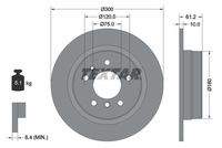 TEXTAR 92042303 Bremsscheibe