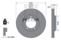 TEXTAR 92234500 Bremsscheibe