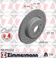 ZIMMERMANN 150295352 Bremsscheibe