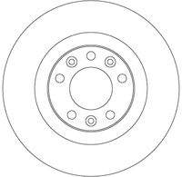 TRW DF6667 Bremsscheibe