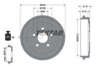 TEXTAR 94049300 Bremstrommel