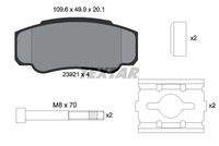 TEXTAR 2392101 Bremsbelagsatz, Scheibenbremse
